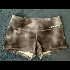 Feed me fight me womens shorts